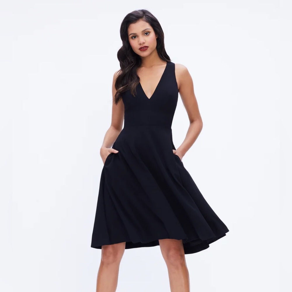 Dress the Population Catalina Fit & Flare Midi Dress